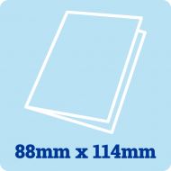 88mm by 114mm White Card Blanks 300gsm