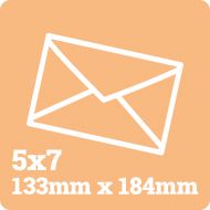 5x7 White Envelope