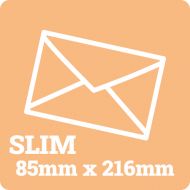 Slim White Envelope