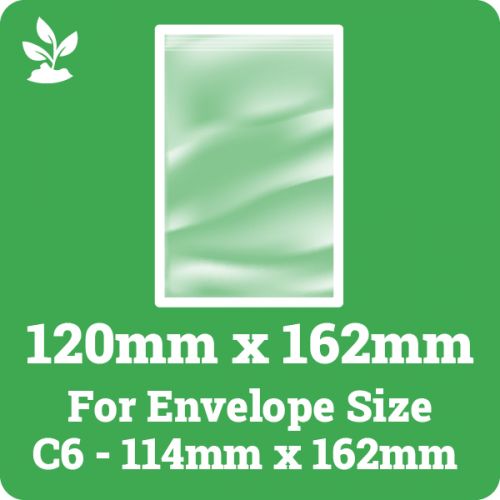 120mm x 162mm Bio-degradable Cello Bag