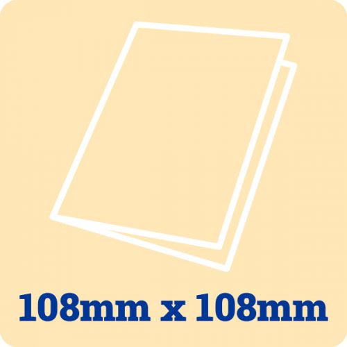 Cream Card Blank 108mm Square 