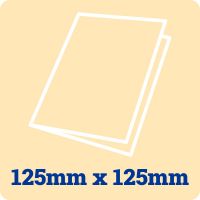 Cream Card Blank 125mm Square 