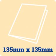 Cream Card Blank 135mm Square 