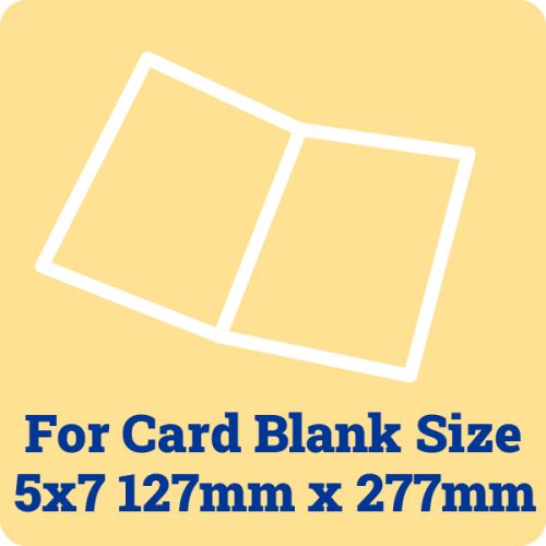 50 x 5 by 7 Card Blank Insert Sheets